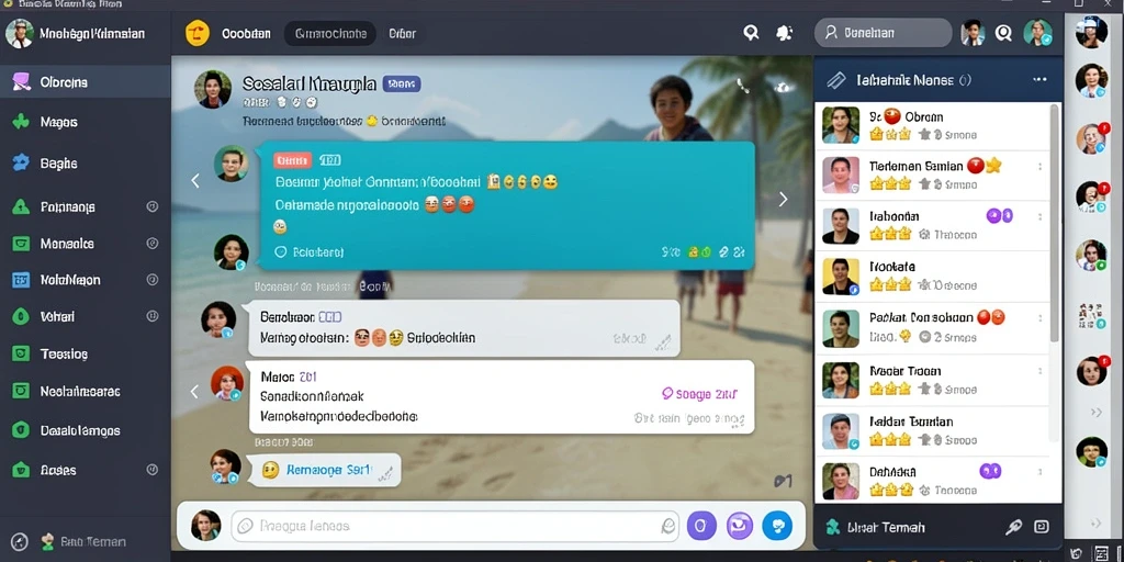 Tangkapan layar menunjukkan momen seru dalam permainan.