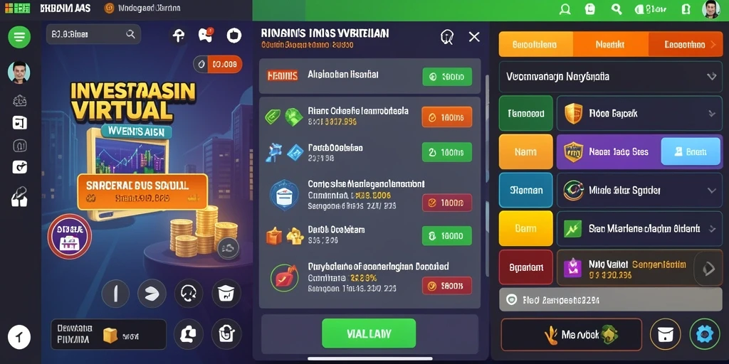 Tampilan menu utama yang intuitif dan mudah dinavigasi.