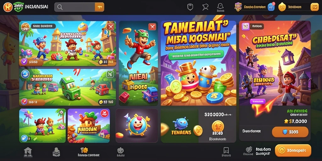 Tampilan awal permainan yang menarik.