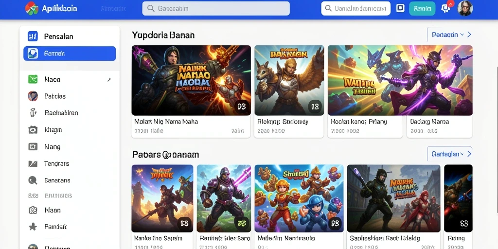 Tampilan awal permainan KATSU5 yang menarik.