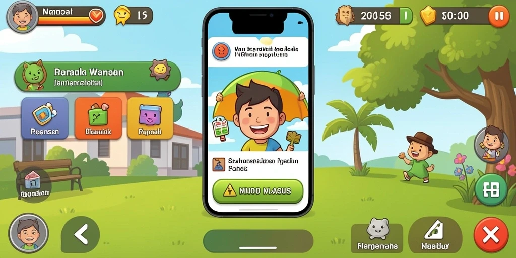 Tampilan antarmuka yang intuitif dan menarik.