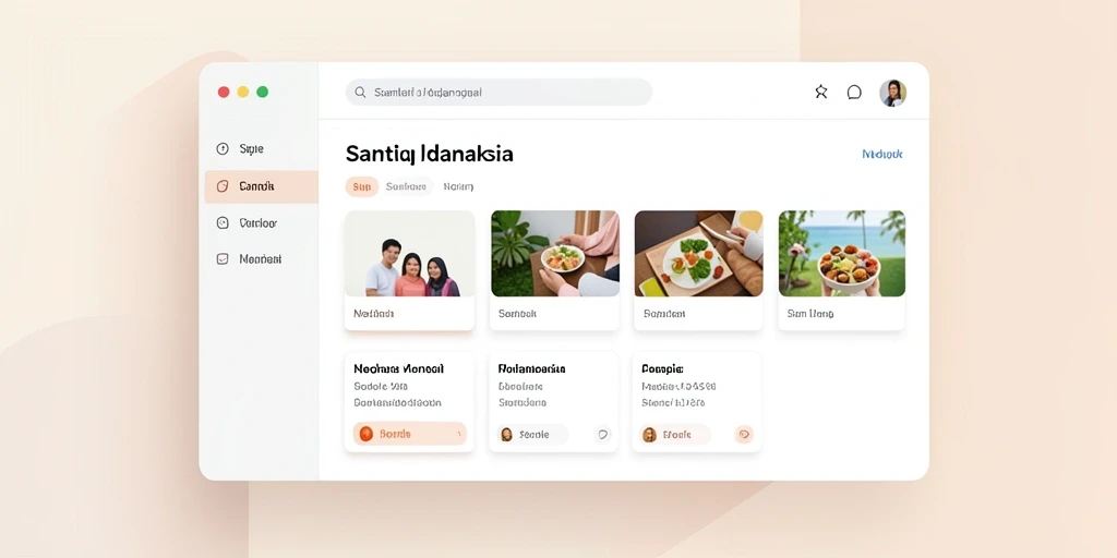 Tampilan antarmuka yang sederhana dan mudah dinavigasi.