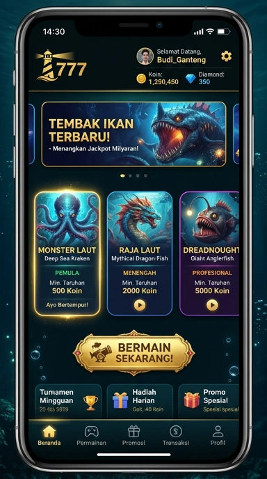 Galeri pratinjau visual lampu777 build APK resmi terbaru